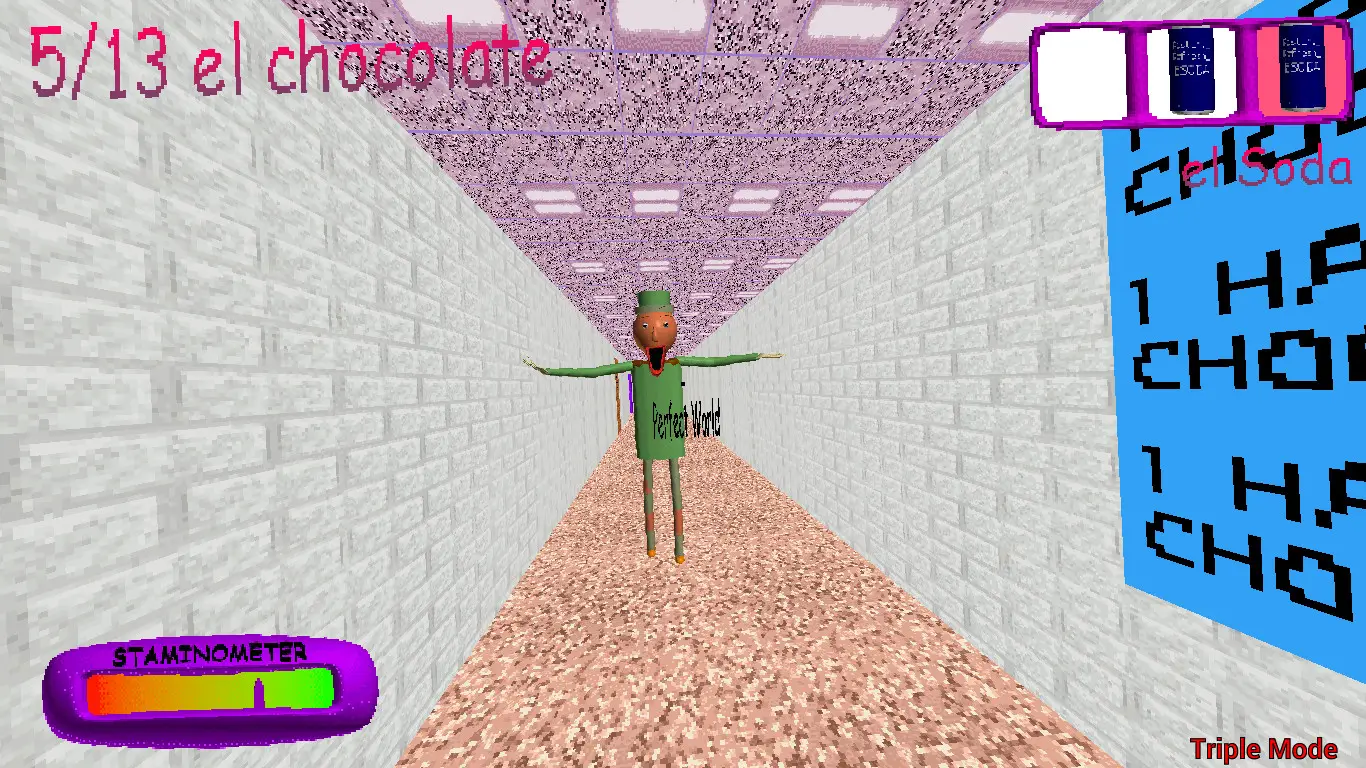 Captura del personaje verde asociado a PERFECT WORLD